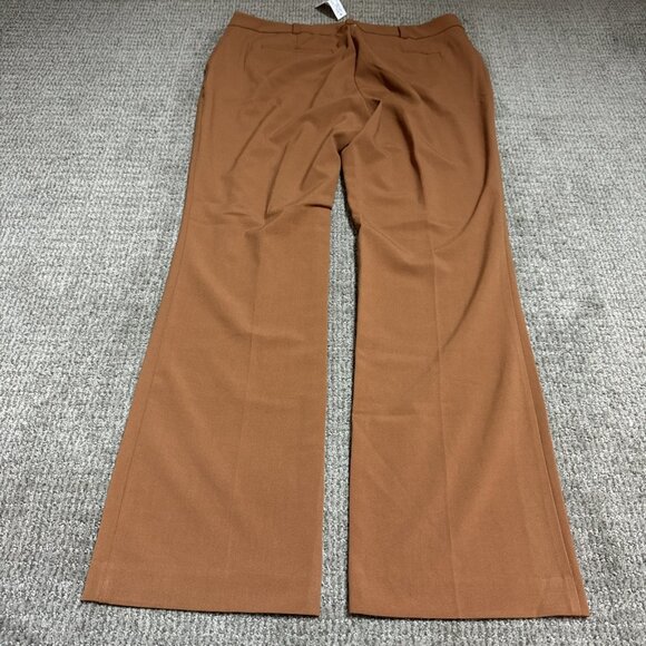 New York & Company Pants Brown Modern Fit Straight Leg Women’s Size 14 NWT - Picture 11 of 12